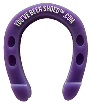 BRONCO SWAG HORSESHOES Pack of 24 - Carolina Blue, Off-Grid Orange, Frontier Gold, Grape Ape 2.75" x 3.5"