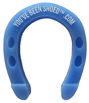 BRONCO SWAG HORSESHOES Pack of 24 - Carolina Blue, Off-Grid Orange, Frontier Gold, Grape Ape 2.75" x 3.5"