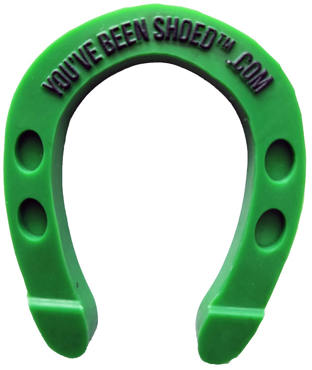 BRONCO SWAG RUBBER HORSESHOES Pack of 24 - Assorted Colors Red, Green, Yellow, Blue 2.75" x 3.5"