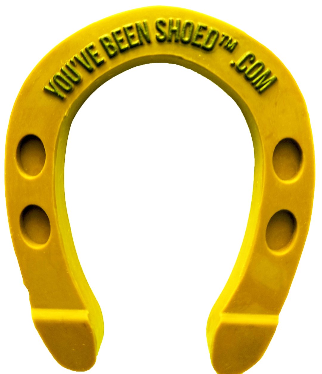 BRONCO SWAG RUBBER HORSESHOES Pack of 24 - Assorted Colors Red, Green, Yellow, Blue 2.75" x 3.5"